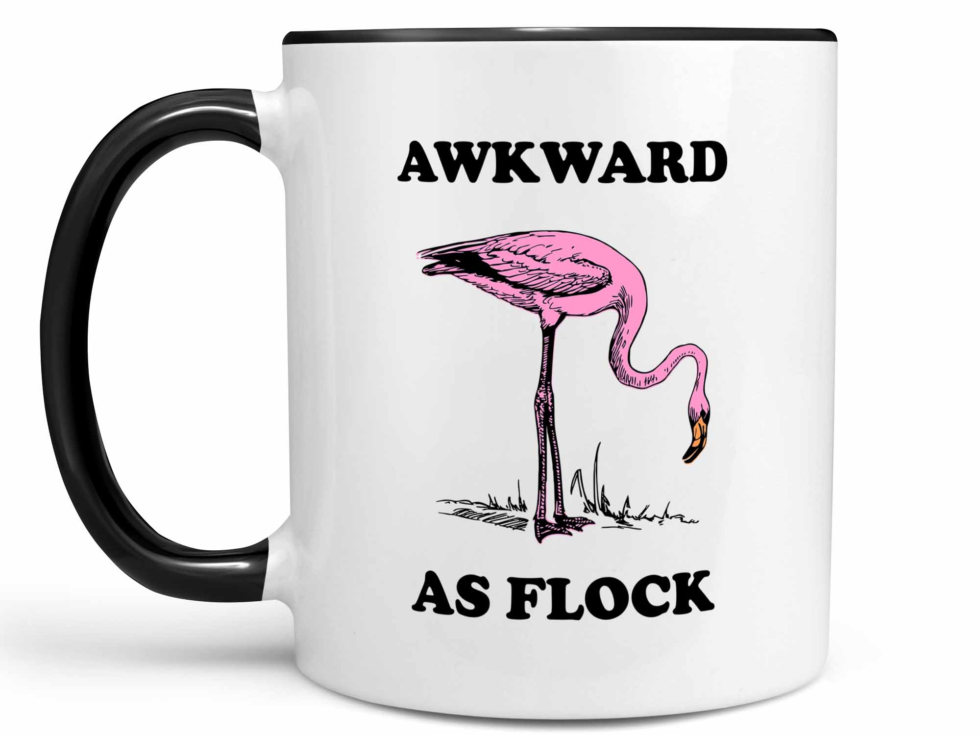 Awkward as Flock Flamingo Coffee Mug