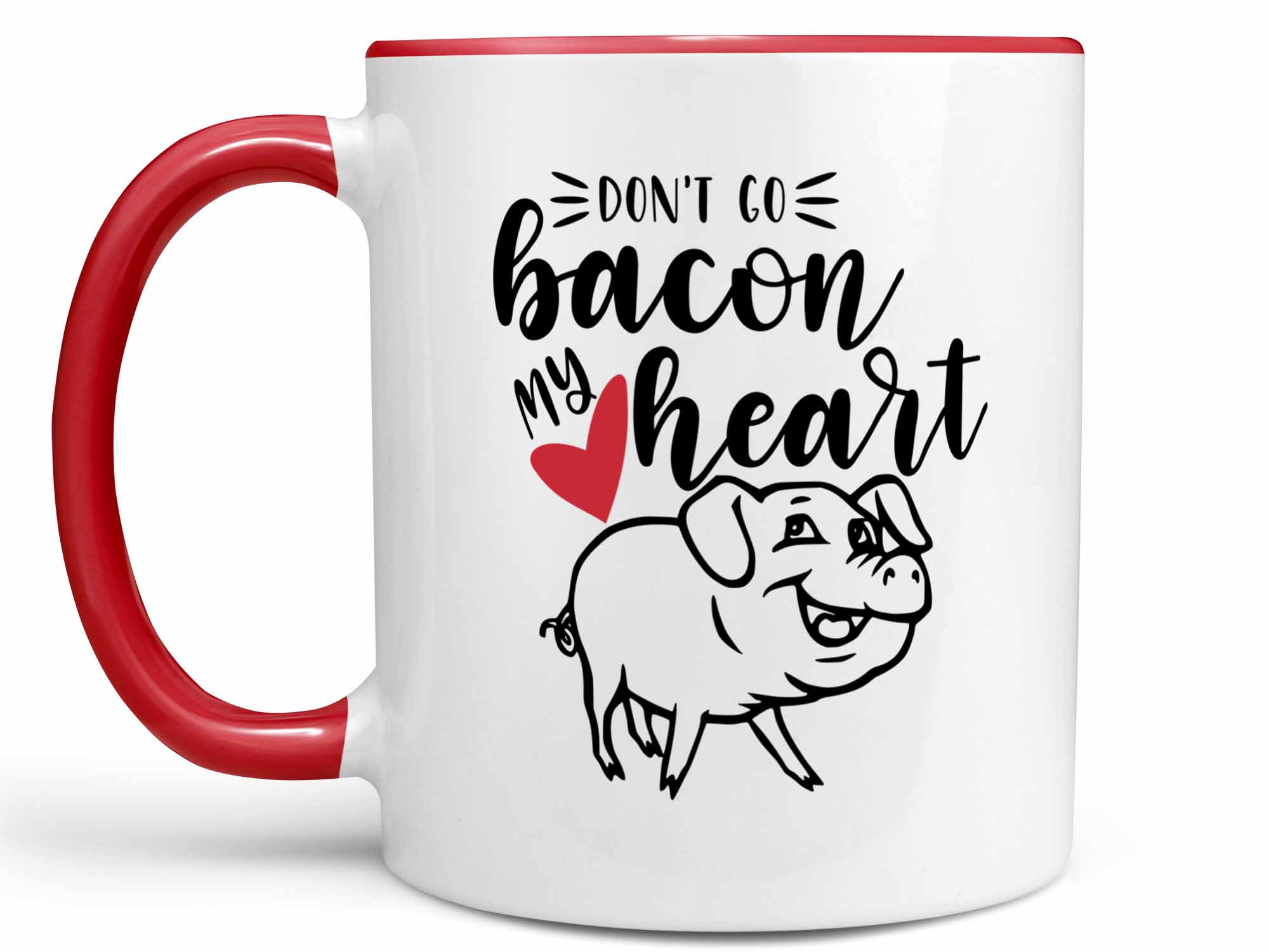 Bacon My Heart Pig Coffee Mug