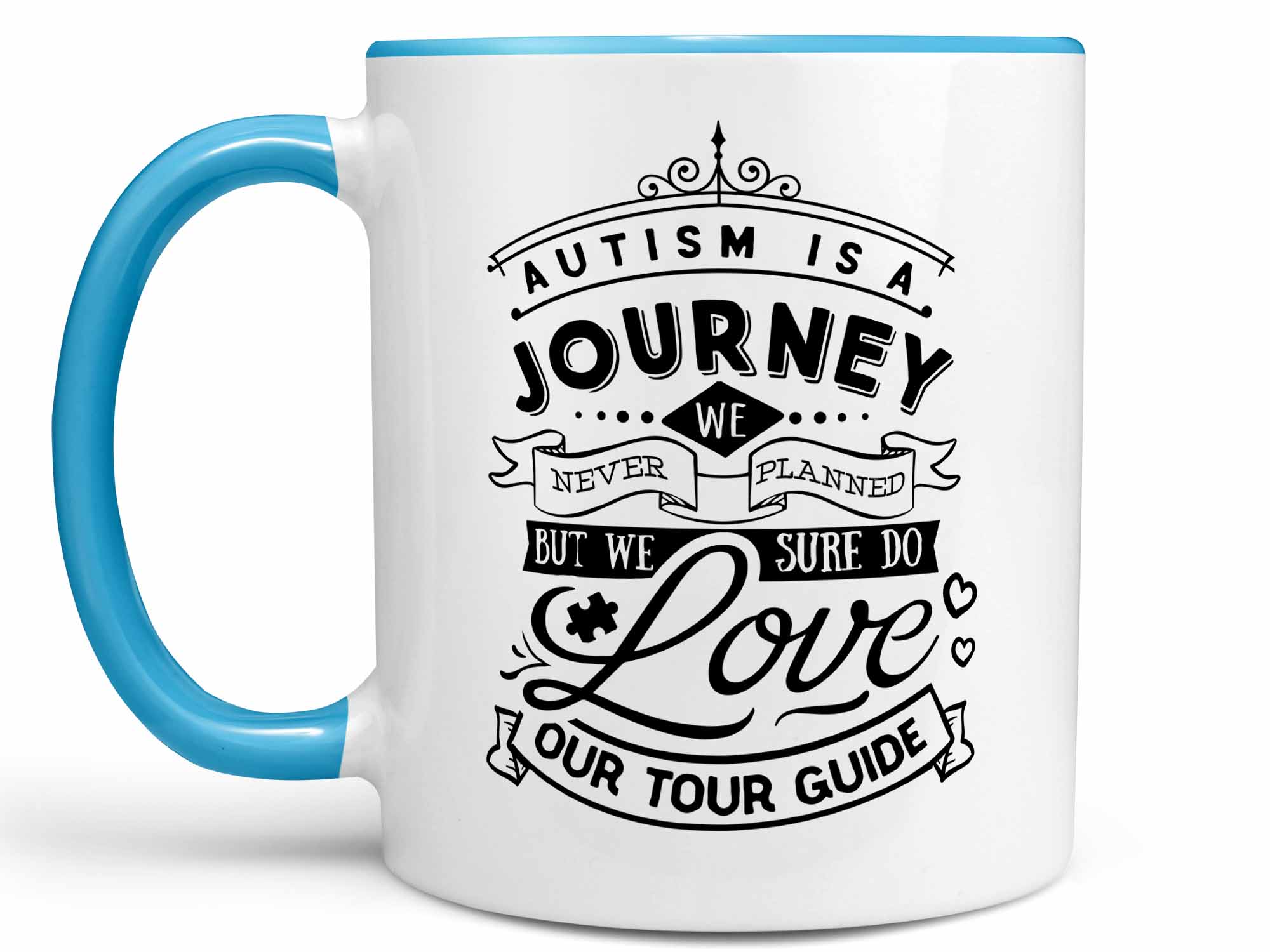 Autism is a Journey Coffee Mug