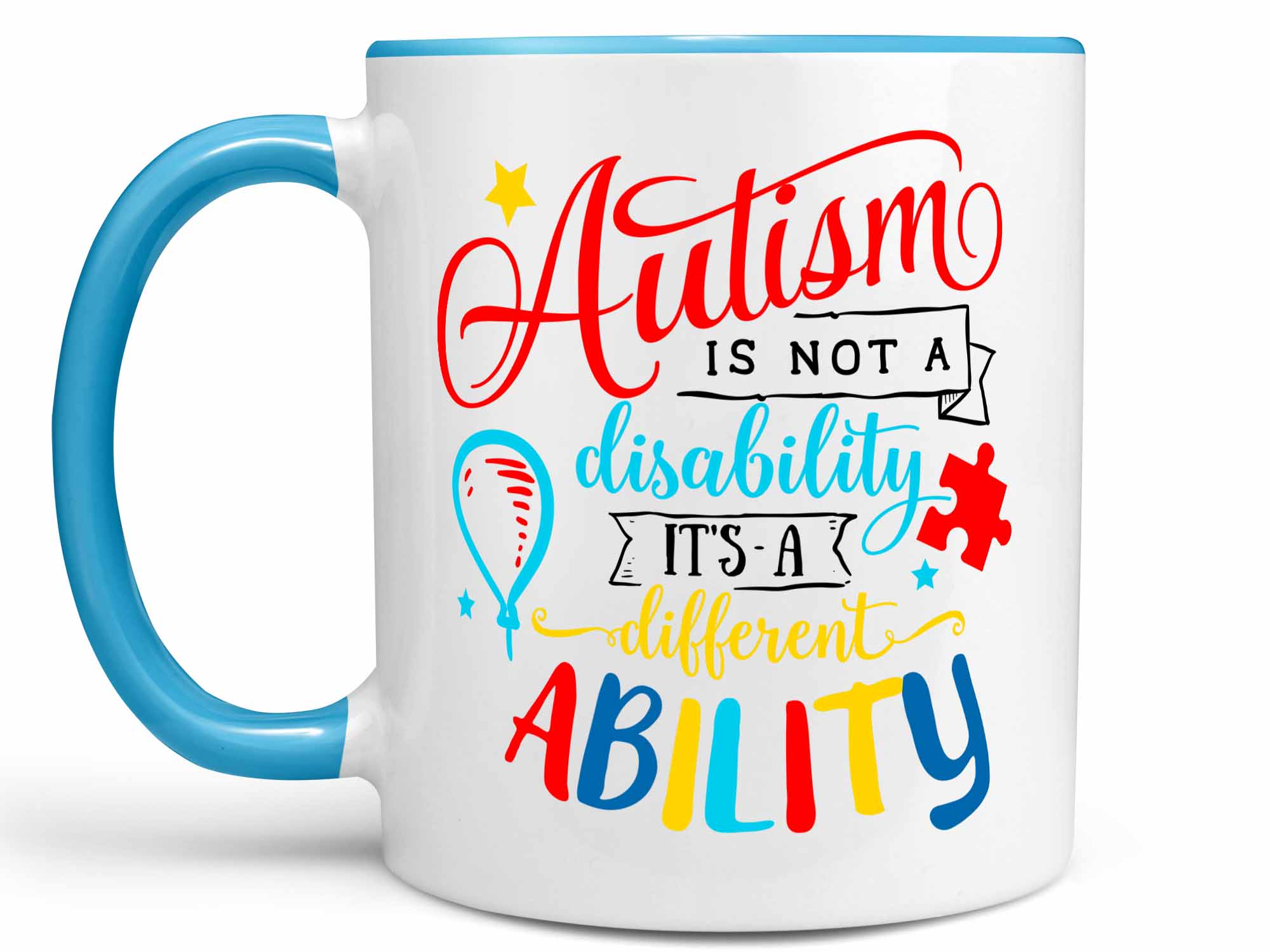 Autism is Not a Disability Coffee MUg