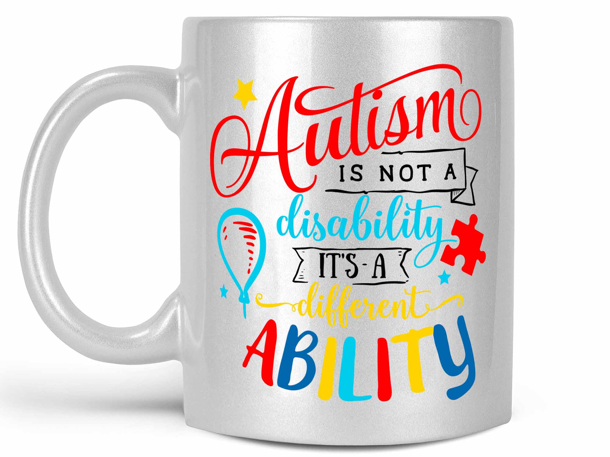 Autism is Not a Disability Coffee MUg