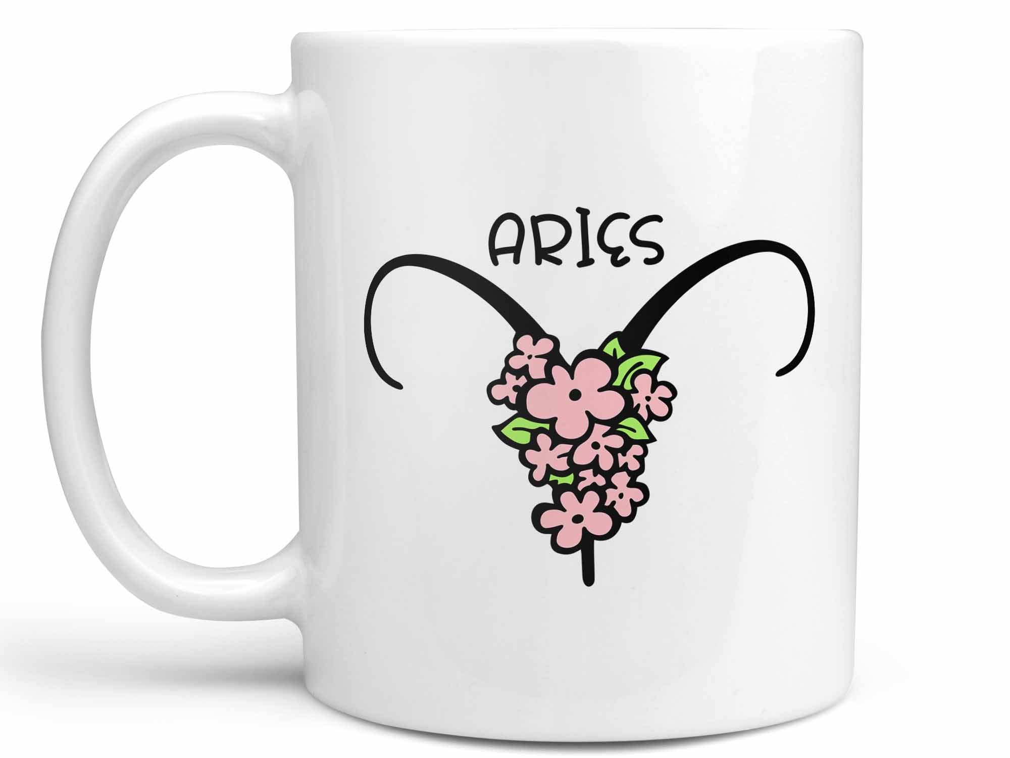 Aries Flower Coffee Mug