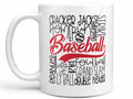 Baseball Subway Art Coffee Mug