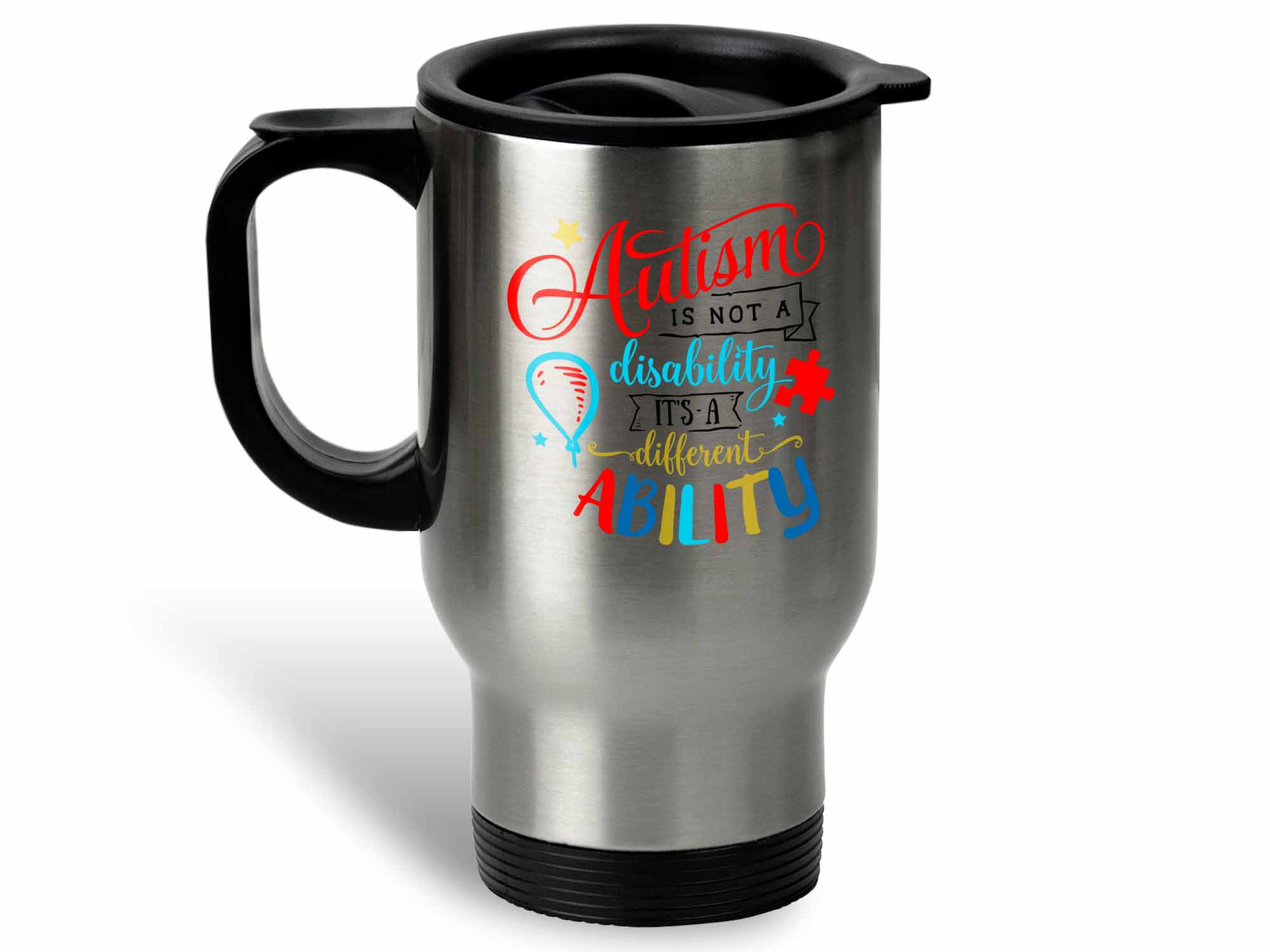 Autism is Not a Disability Coffee MUg