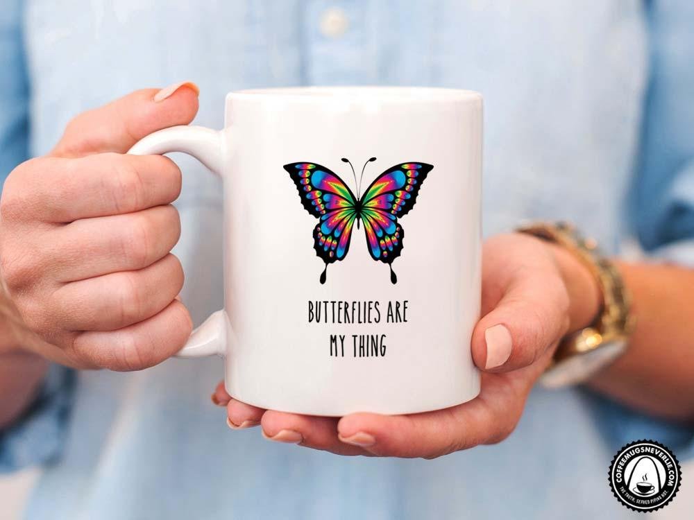 Butterflies Are My Thing Coffee Mug