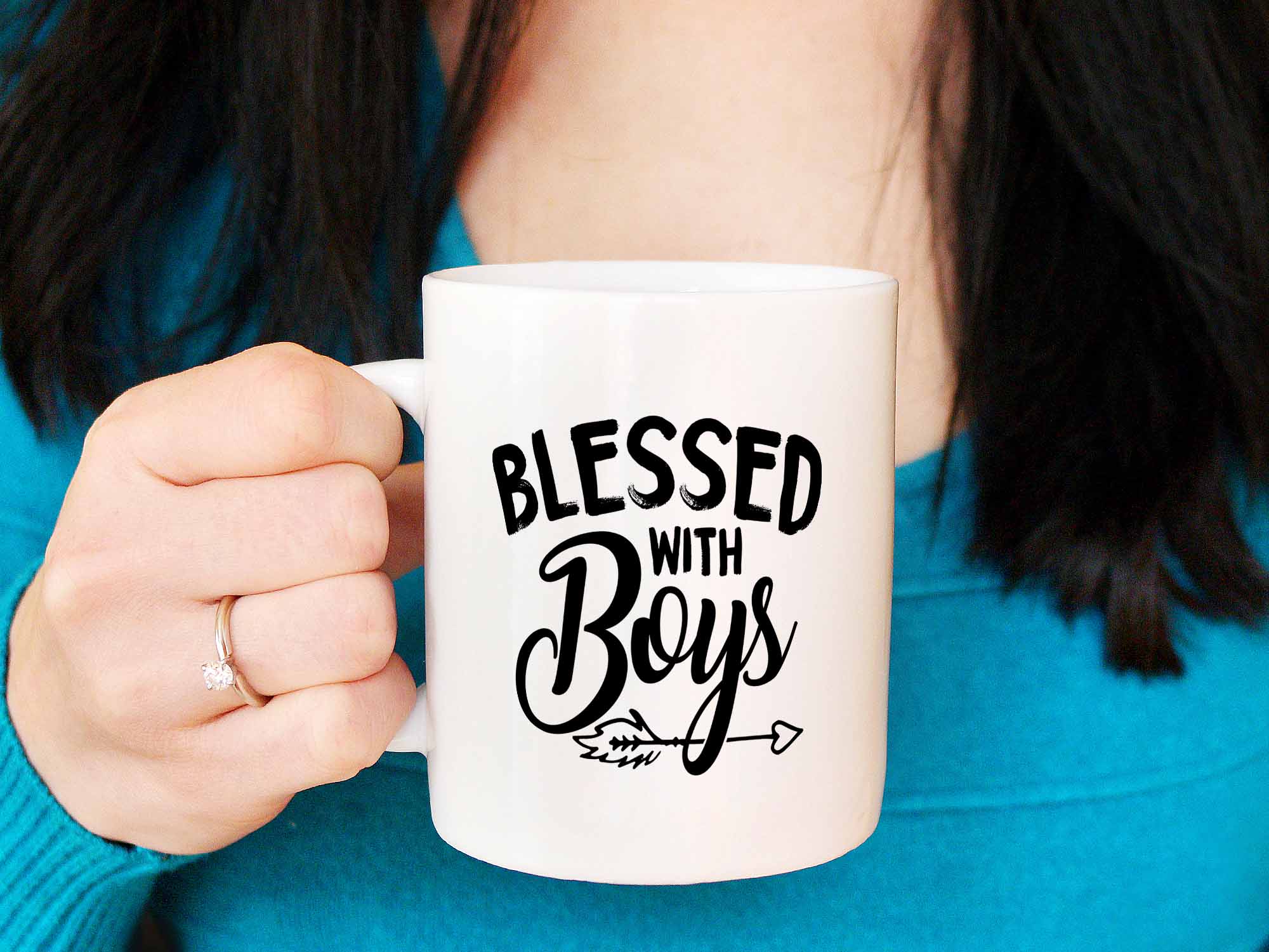 Blessed with Boys Coffee Mug