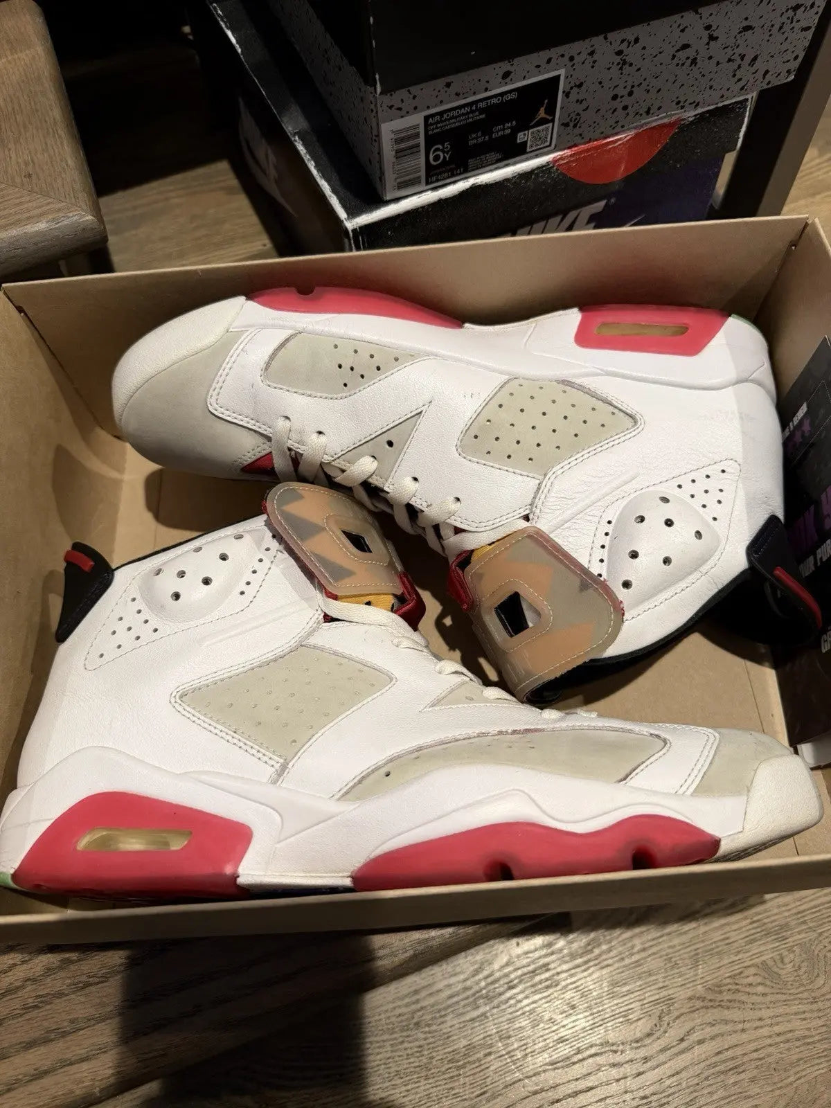 Size 12 Nike Air Jordan Retro VI 6 Retro Hare Grey White True CT8529-062 DS