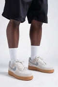Nike Air Force 1 '07 LV8 Gum Pack Phantom Light Smoke FQ8714-002 Suede Shoes 11
