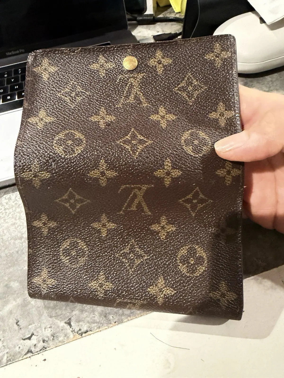 Louis Vuitton M61730 Monogram Canvas Wallet - Brown