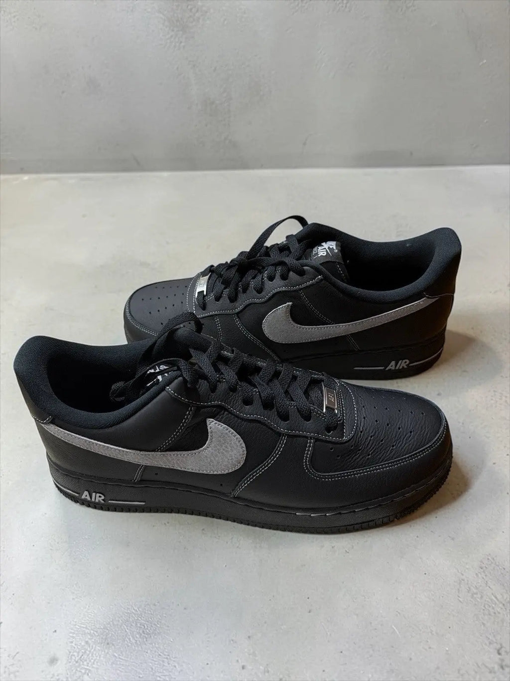 Nike Air Force 1 '07 LV8 Black/Wolf Grey-Black-Black (HQ2037 006) Shoes 11.5 Men
