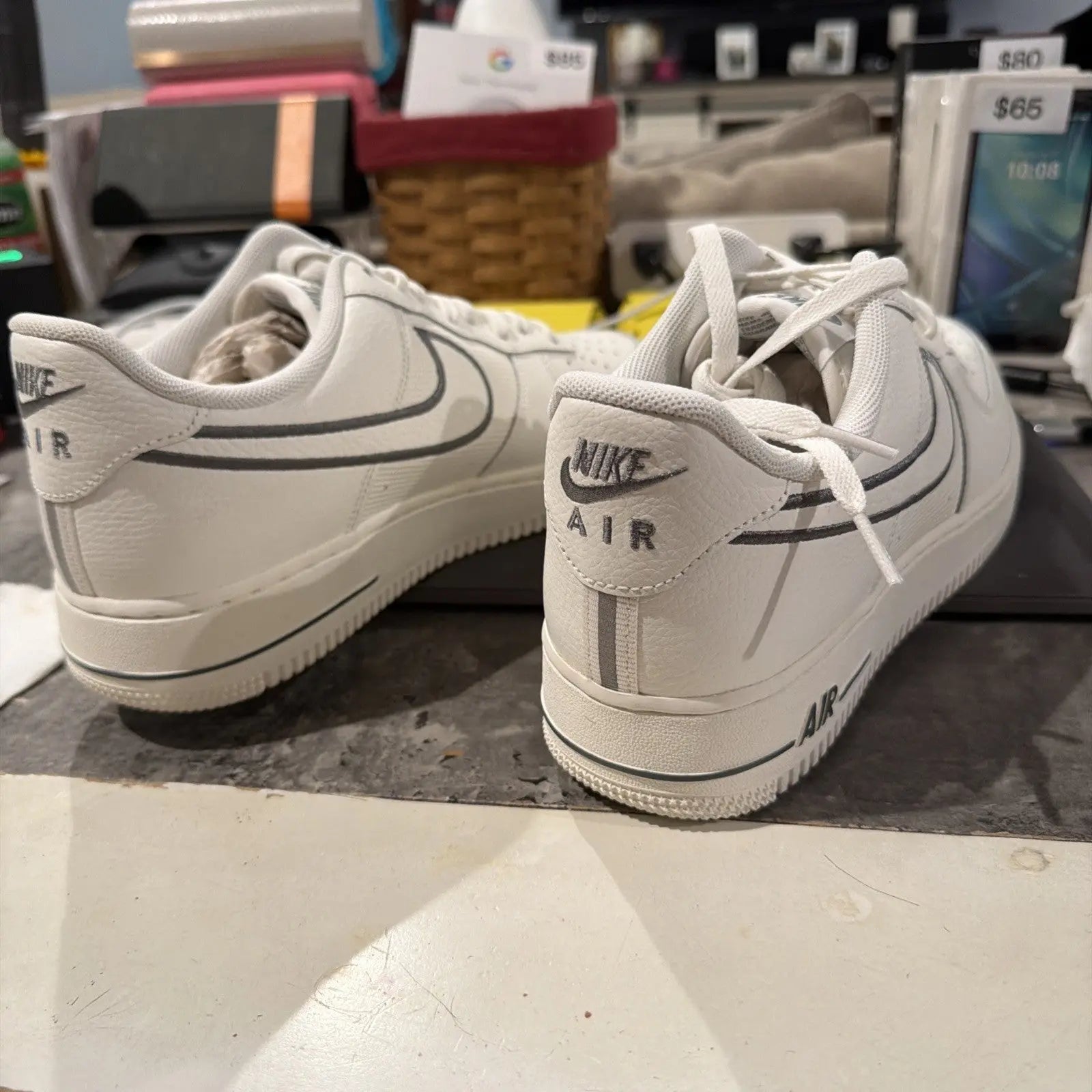 Nike Air Force 1 Low Sail Cool Grey Size 10 Men
