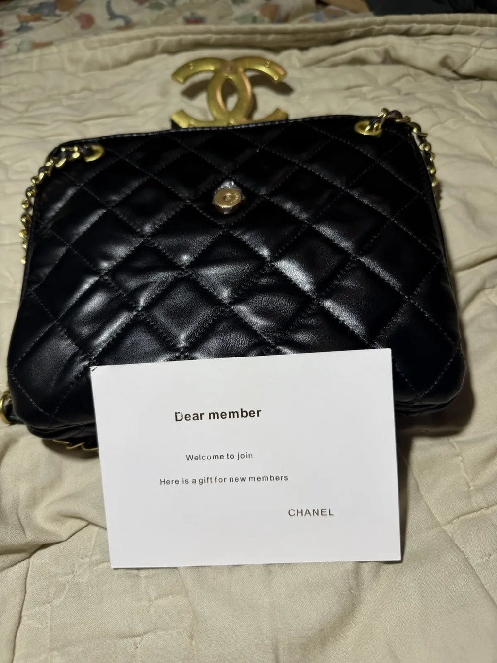 Chanel Matelasse  Lambskin Shoulder Bag 528136 Authentic
