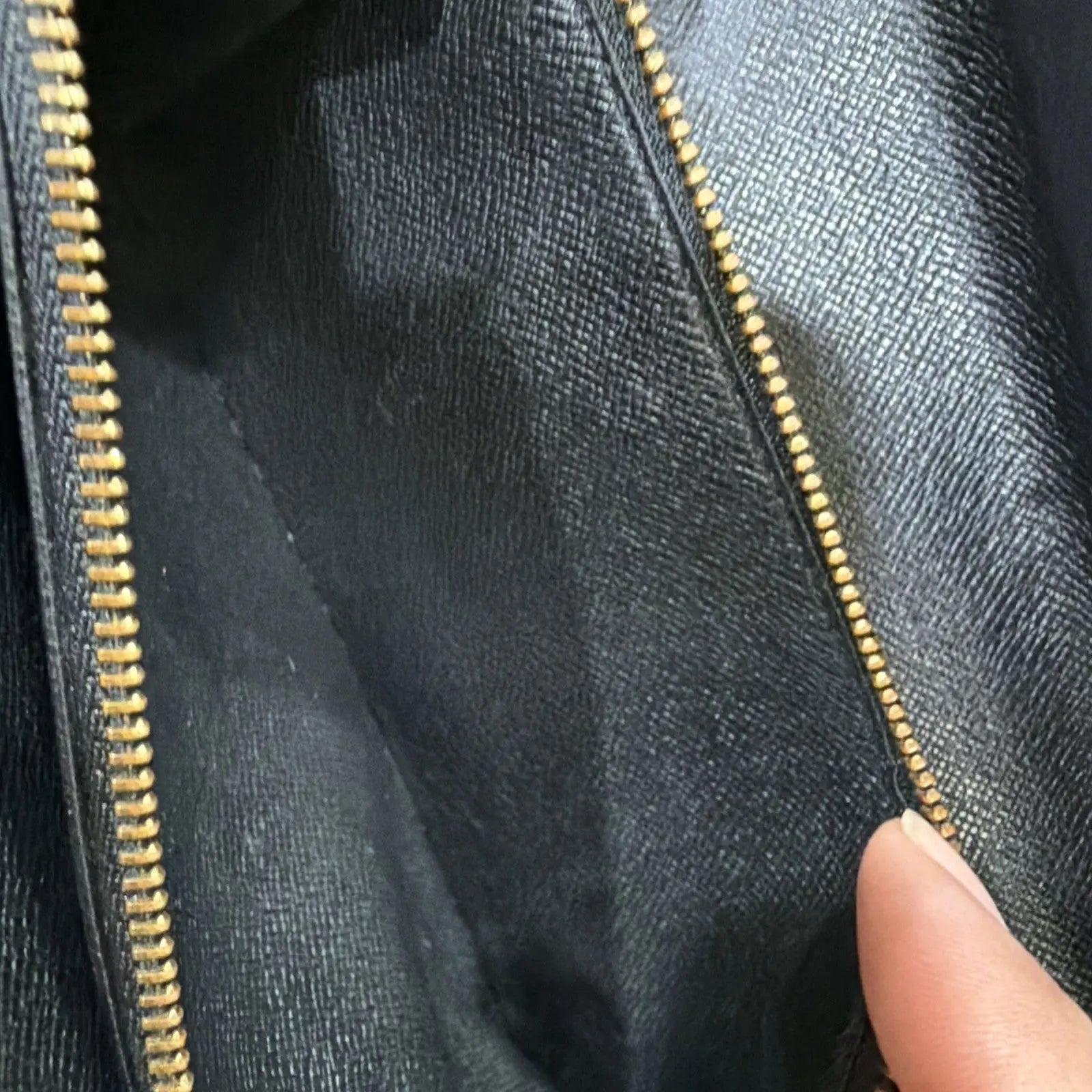 Louis Vuitton Black Epi Leather Long Bifold Wallet with Pochette Twist Chain