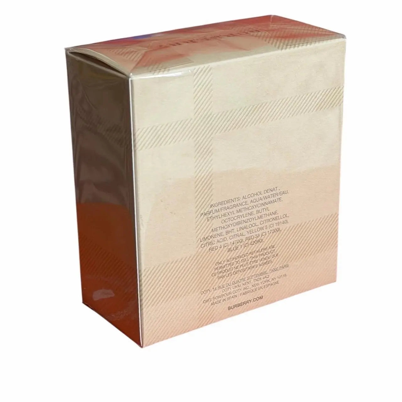 BURBERRY CLASSIC PERFUME  FOR WOMEN EDP  3.3 OZ ( AUTHENTIC)