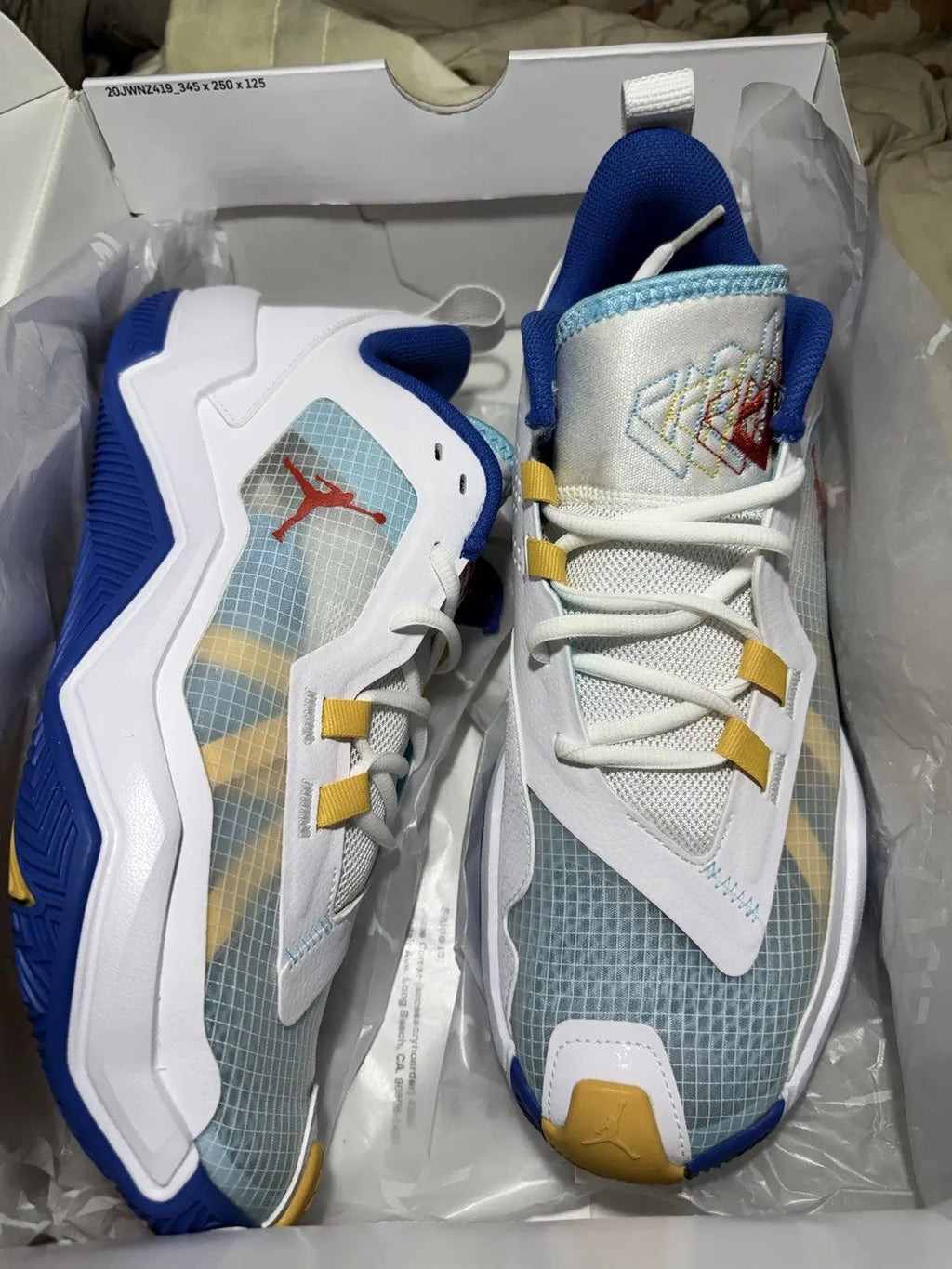 Air Jordan One Take 4 White Lagoon Pulse Size 11 Mens Shoes