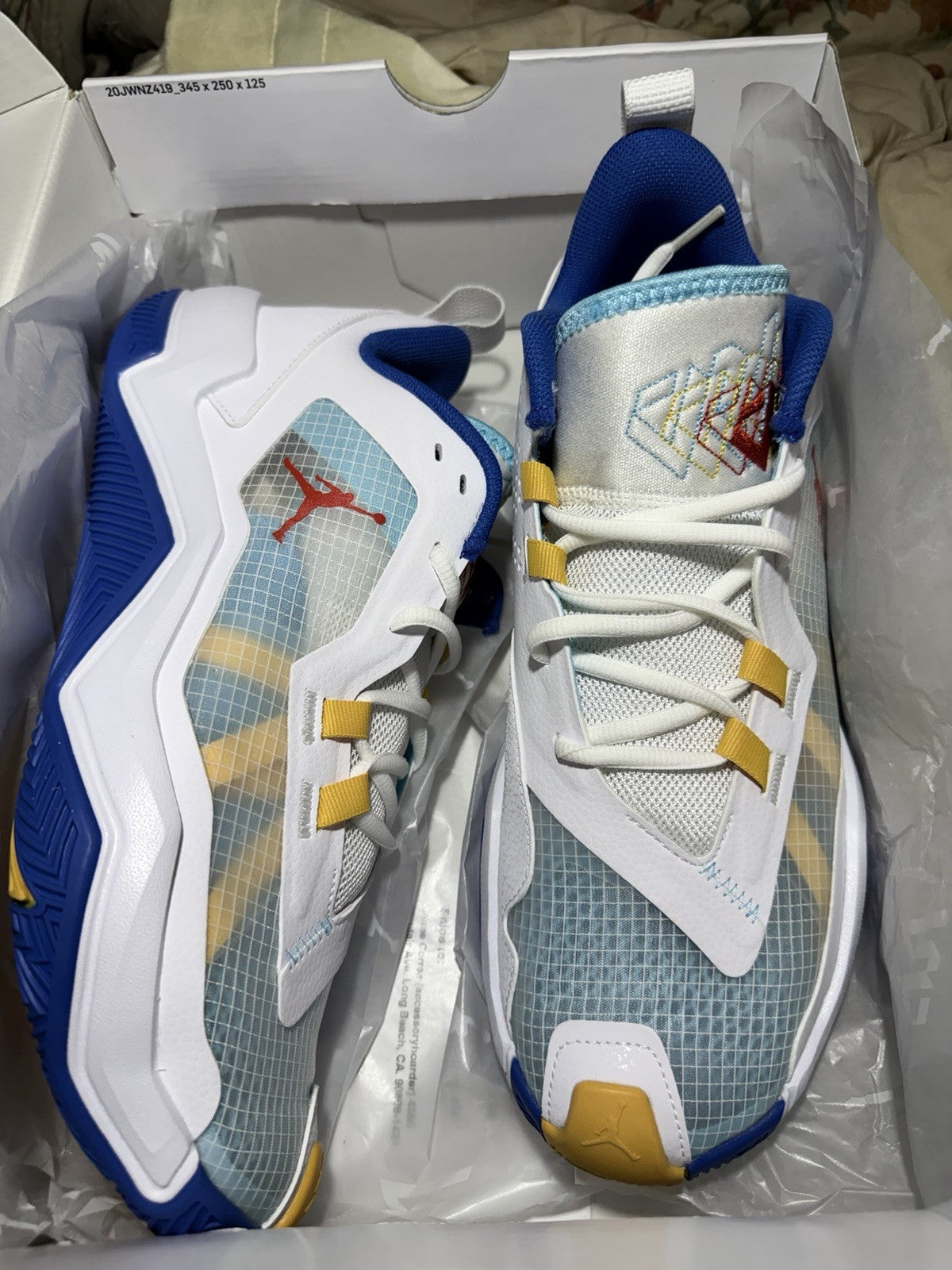 Air Jordan One Take 4 White Lagoon Pulse Size 11 Mens Shoes