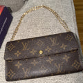 Louis Vuitton Porte Monnaie Monogram Pochette Credit Long Wallet (M61725)