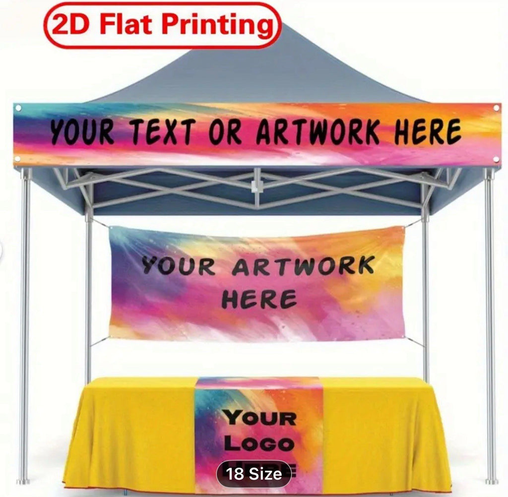 4’X6’ FULLY CUSTOMIZED BANNER Advertising Vinyl Banner Sign Many Sizes Available