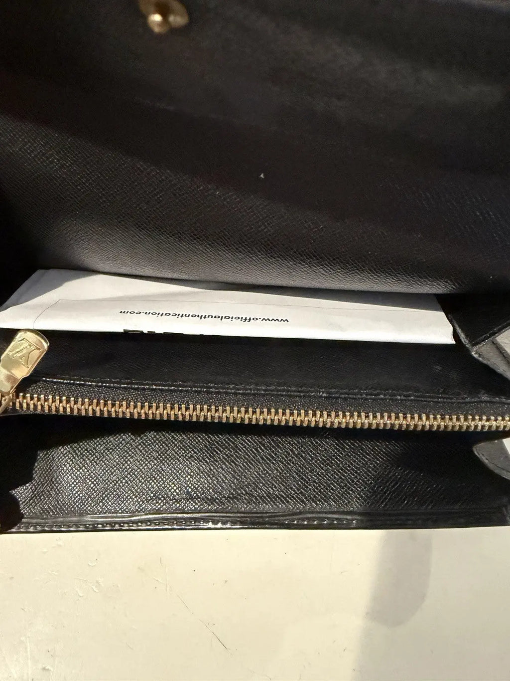 Louis Vuitton Black Epi Leather Wallet
