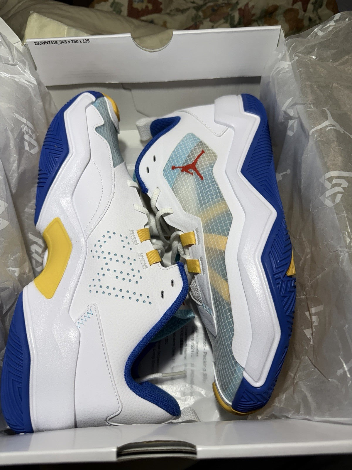 Air Jordan One Take 4 White Lagoon Pulse Size 11 Mens Shoes