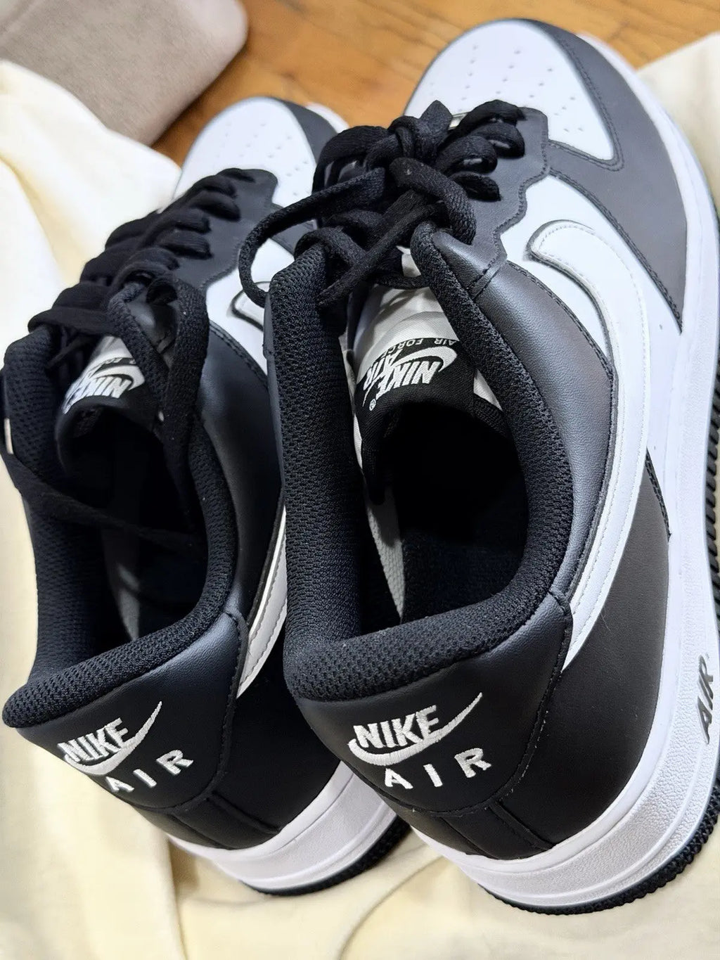 Nike Air Force 1 '07 Black/White/Black Size 13 Men’s Shoes White Swoosh Panda