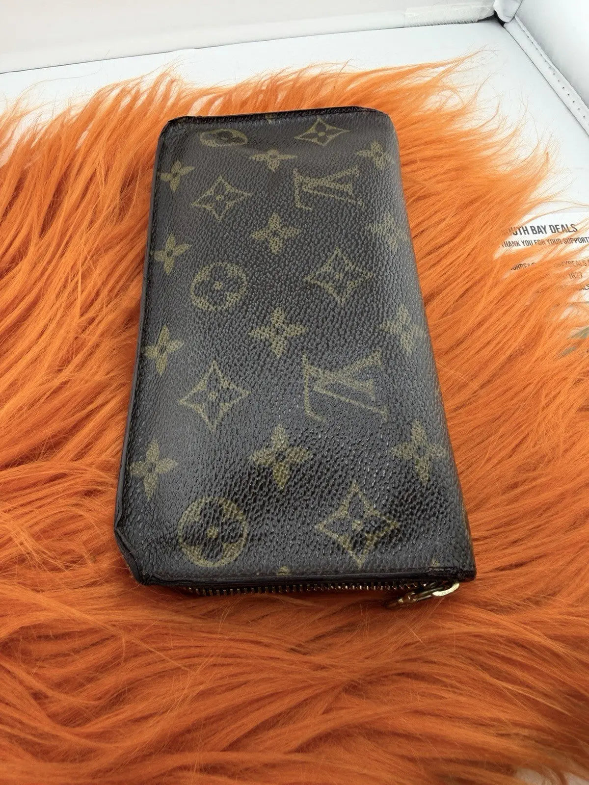 Louis Vuitton Monogram Zippy Wallet Brown