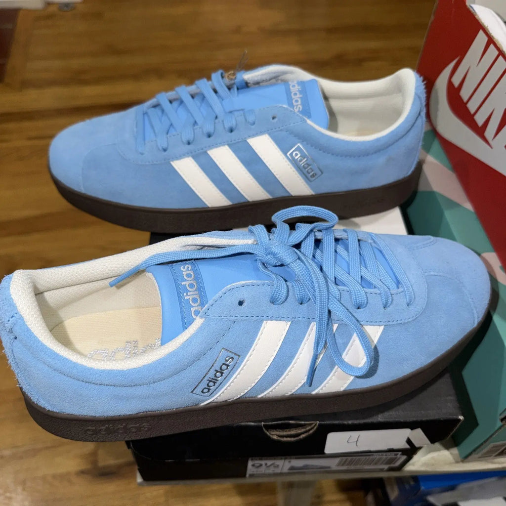 Size 9.5 - Adidas VL Court 2.0 Semi Blue Burst