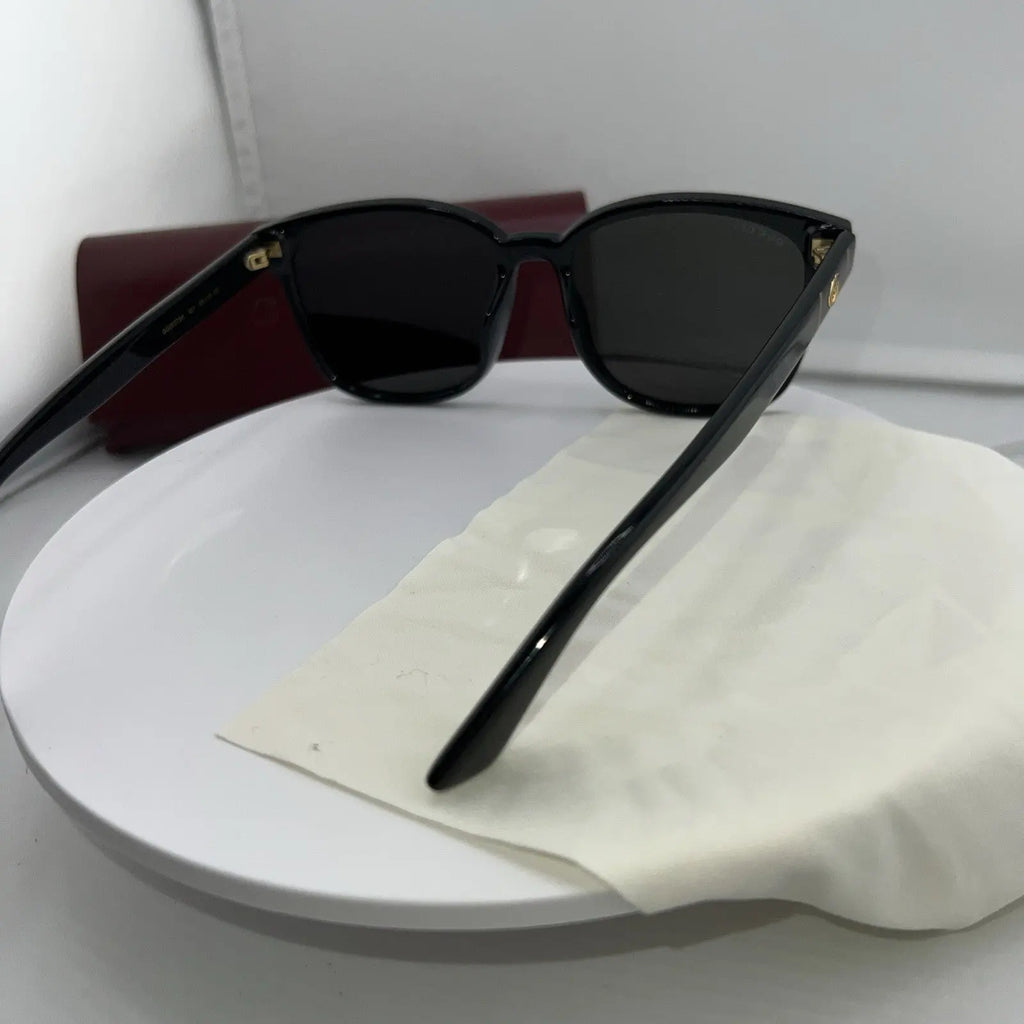 New GUCCI GG0637SK 001 Black Frames Black Lens 56-18 Authentic Sunglasses Italy
