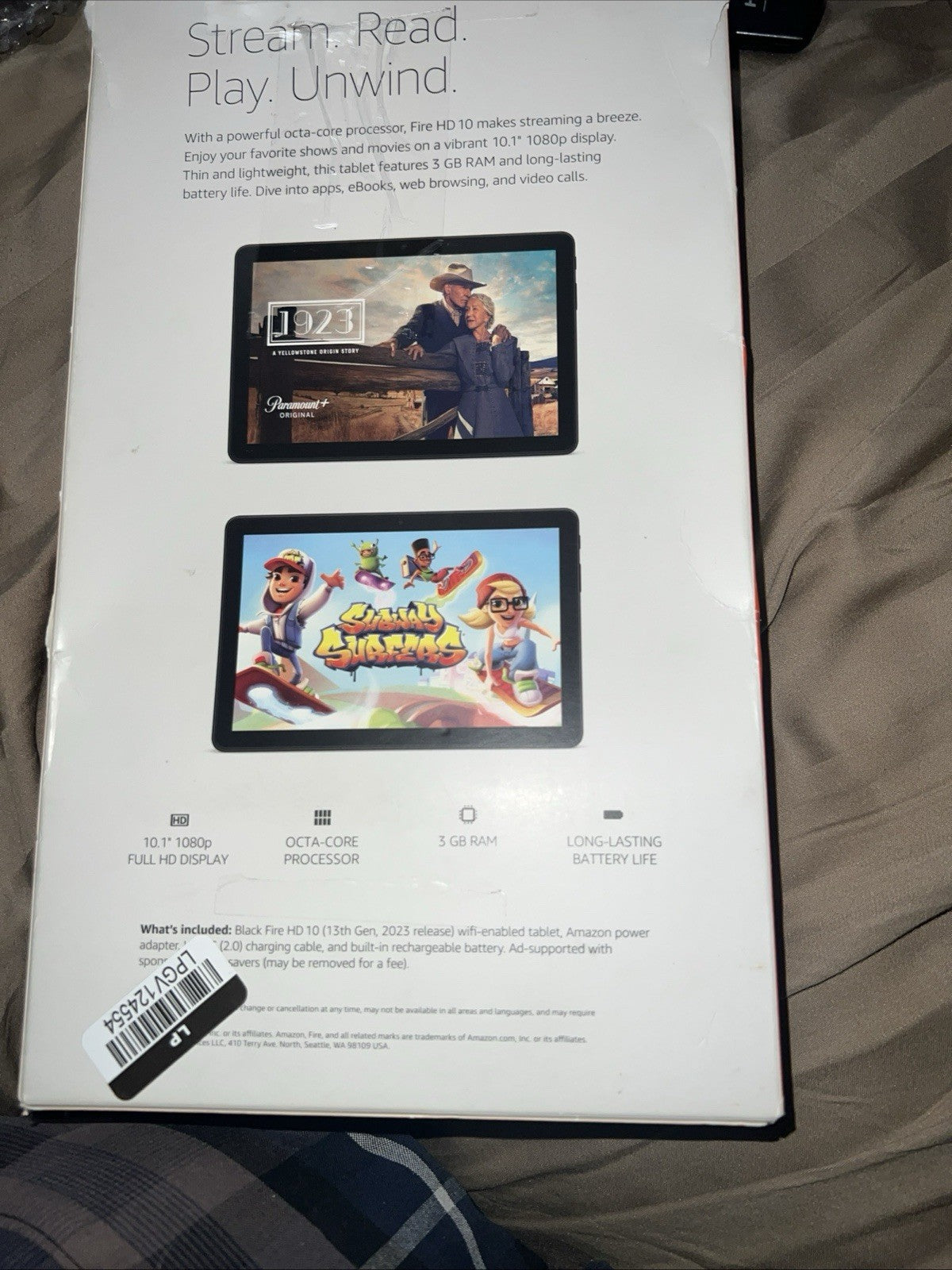 Amazon Fire He 10 Tablet 32 GB13 Th Gen