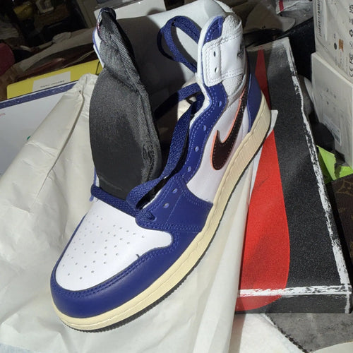 Air Jordan 1 Retro High Oh Gs White Black Neutral Grey Size 6.5Y Fd1437 100