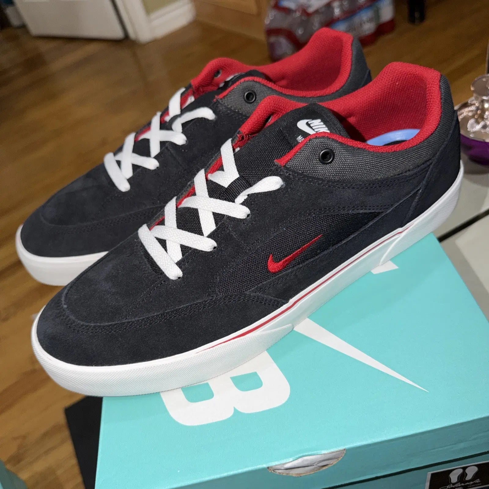 Size 12 - Nike Malor SB Black Gym Red