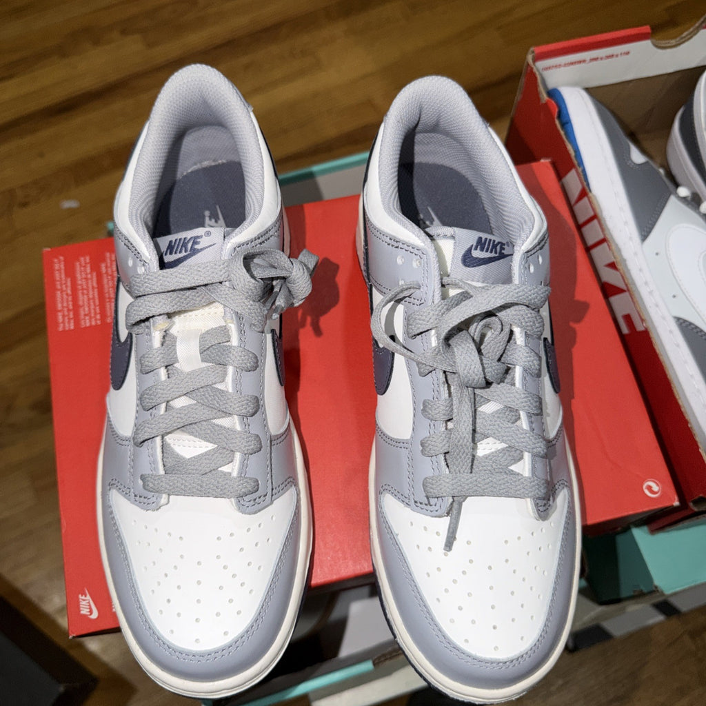 **NEW Nike Dunk Low Summit White Light Carbon Grey (FB9109 101) GS Size 7Y