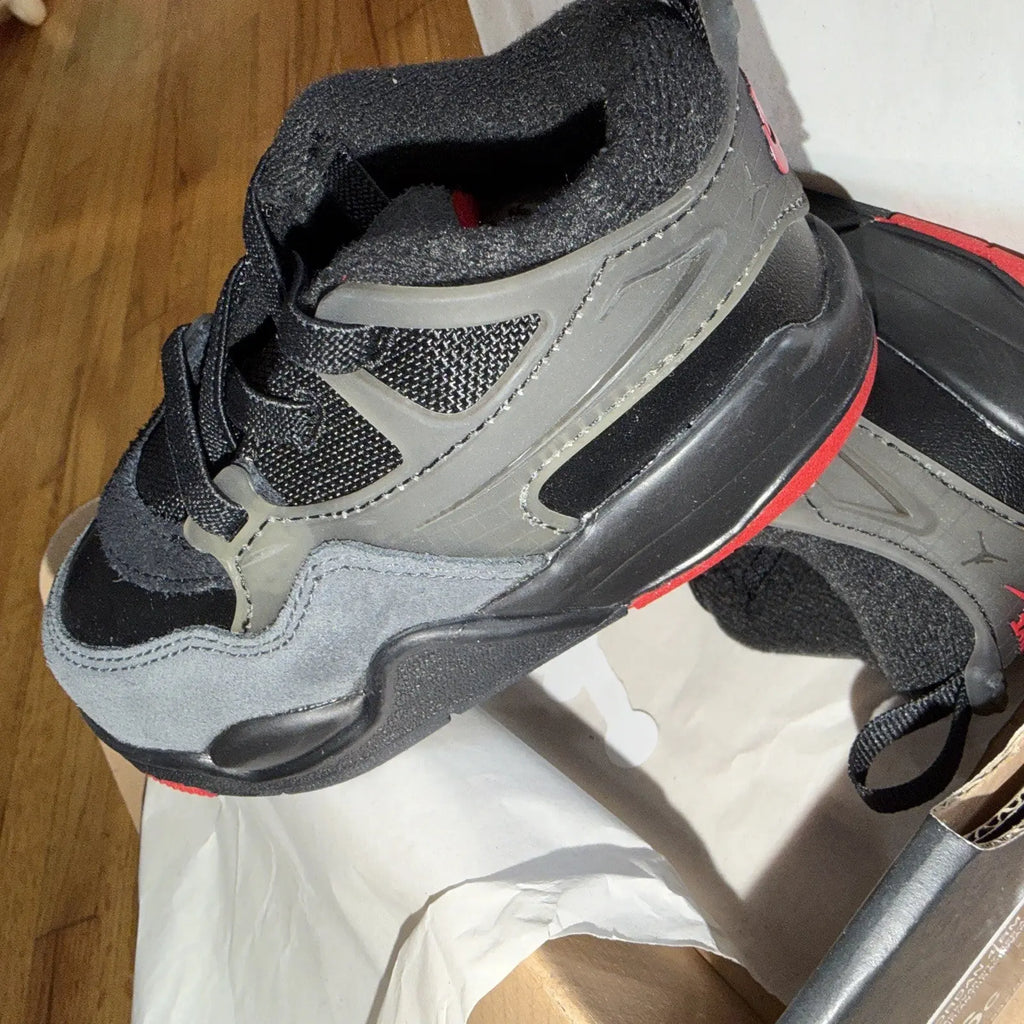 jordan 4 rm (TD)  black varsity red anthracite size 6C