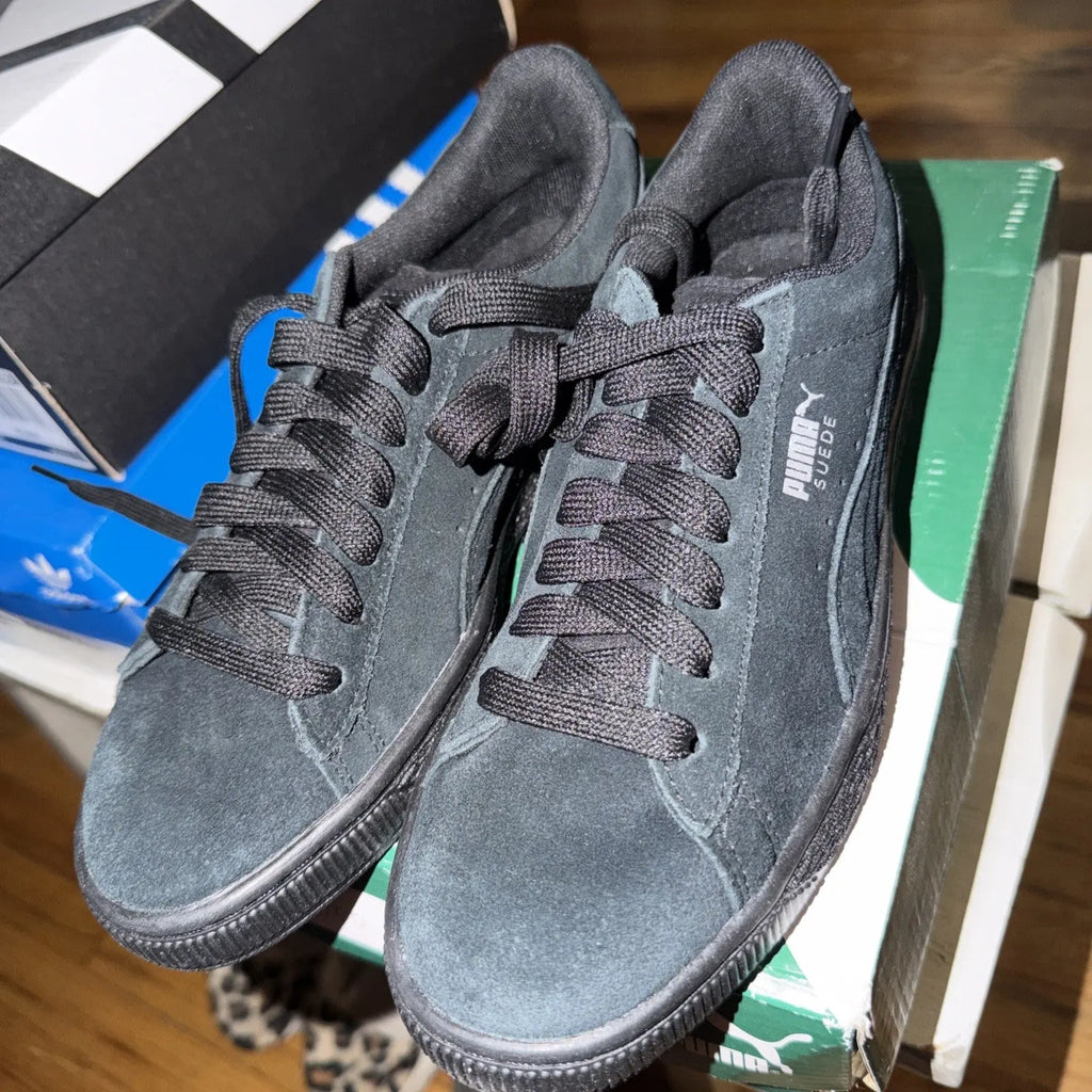 PUMA Suede Low Classic Black Size 5Y