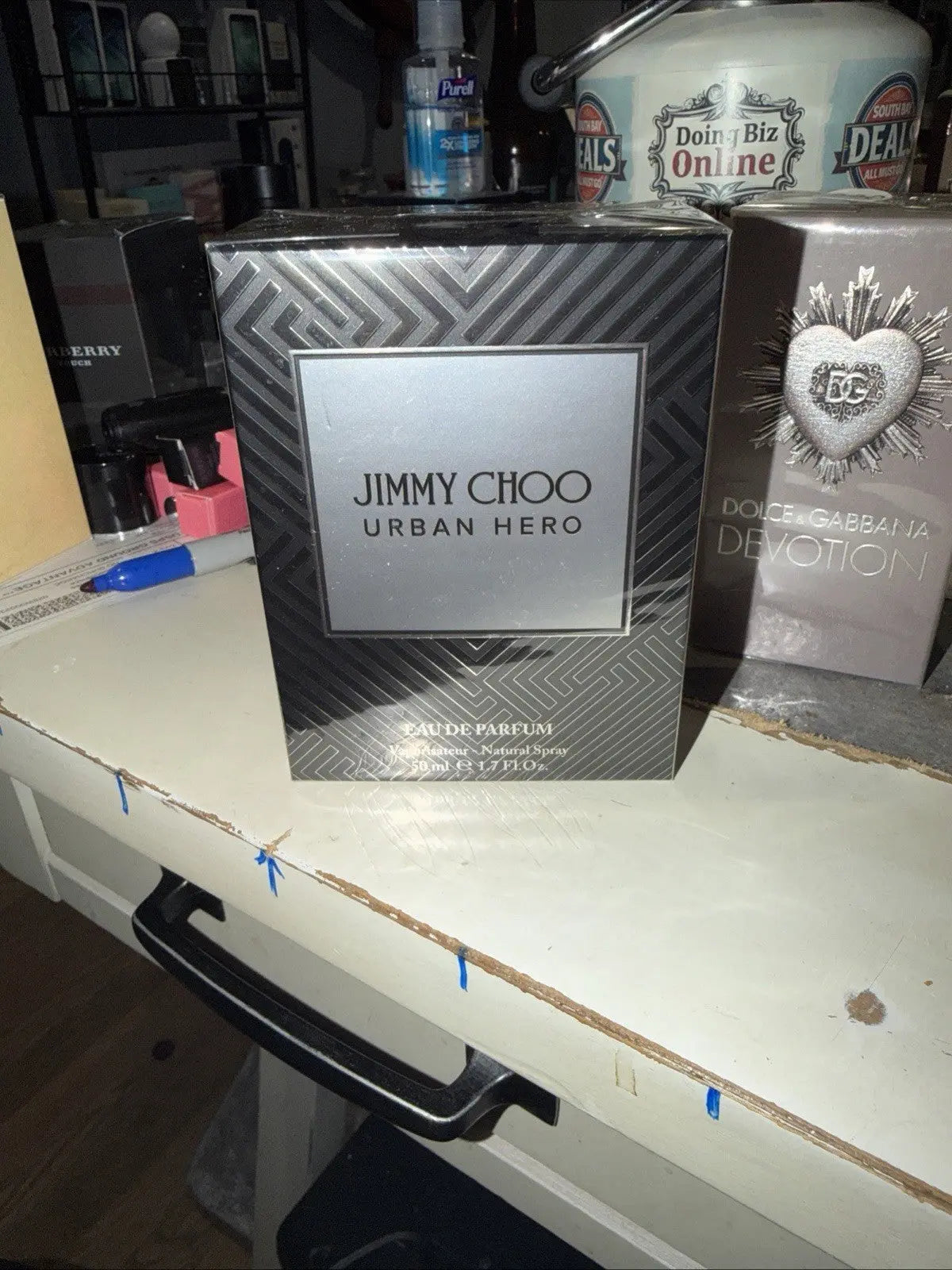 NIB Jimmy Choo Urban Hero Cologne Eau De Parfum (50ml/1.7 Fl Oz)(Made in France)