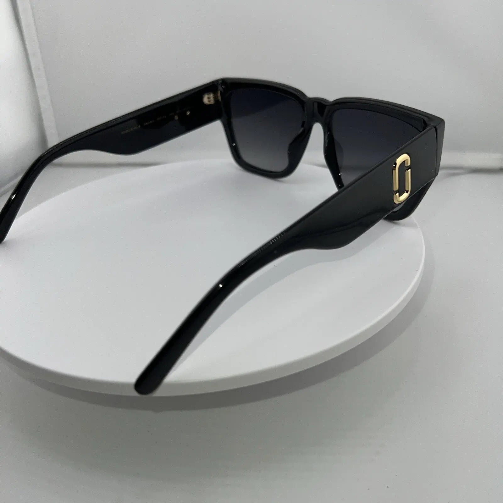 Marc Jacobs Square Logo Polarized Sunglasses Marc 646/S 08AWJ Black 57mm