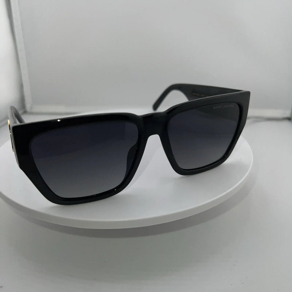 Marc Jacobs Square Logo Polarized Sunglasses Marc 646/S 08AWJ Black 57mm