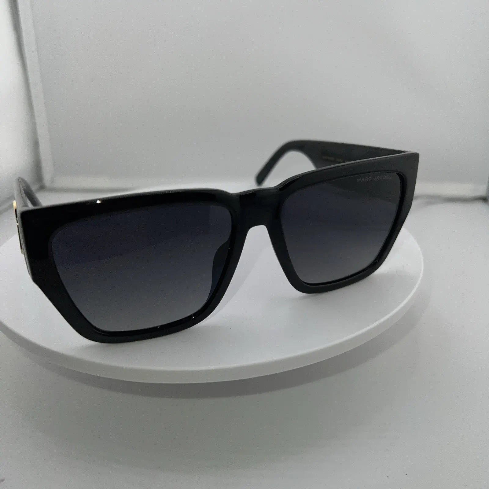 Marc Jacobs Square Logo Polarized Sunglasses Marc 646/S 08AWJ Black 57mm