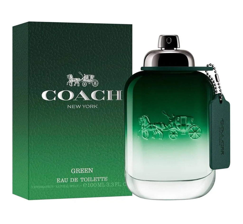 NWT Coach Green 3.3 Oz Men’s Eau De Toilette Spray