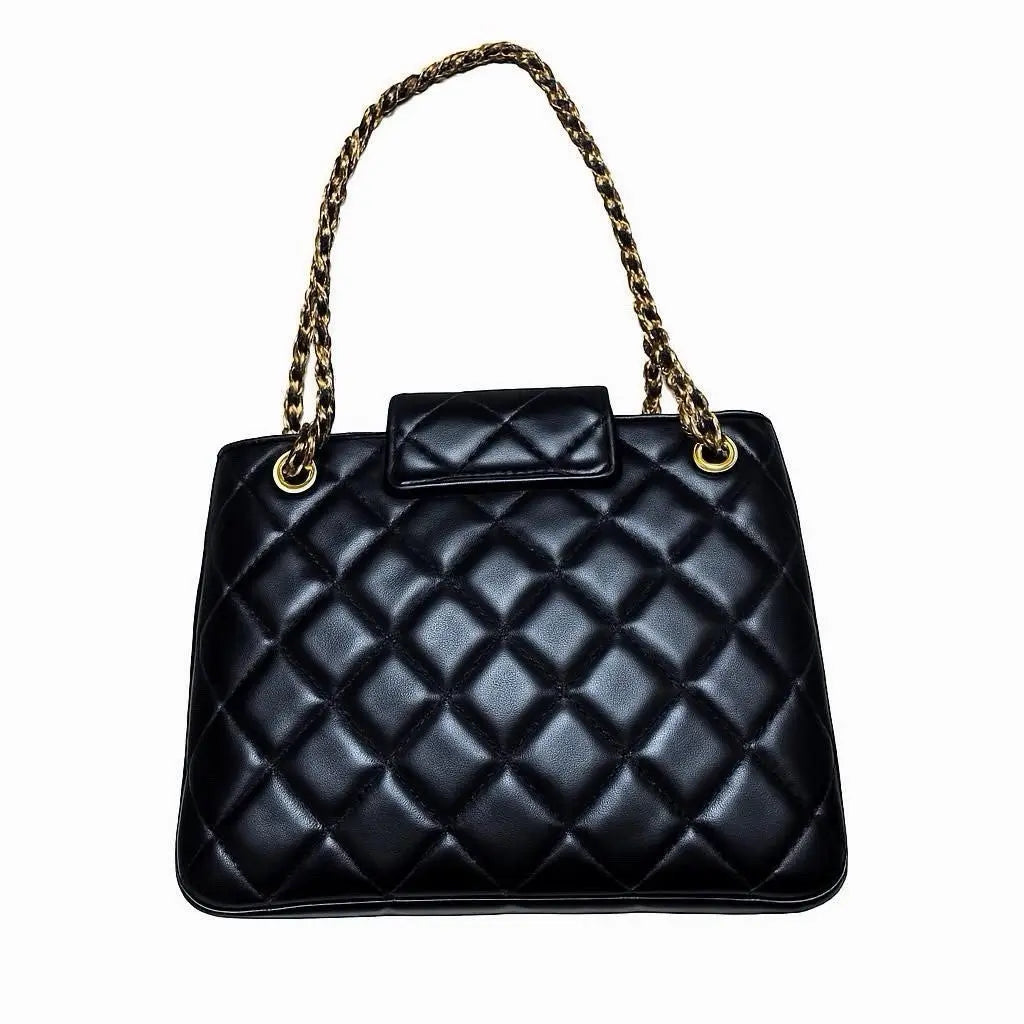 Chanel Matelasse  Lambskin Shoulder Bag 528136 Authentic