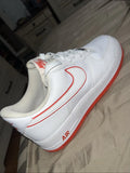 Size 10 - Nike Air Force 1 '07 White Picante Red