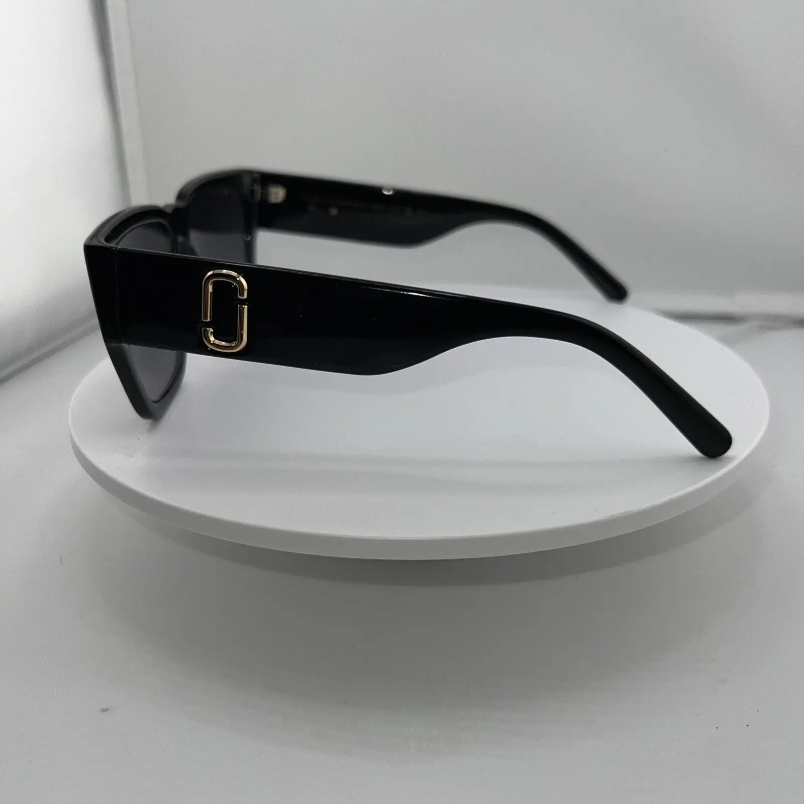 Marc Jacobs Square Logo Polarized Sunglasses Marc 646/S 08AWJ Black 57mm