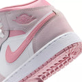 Nike Air Jordan 1 Mid SE Shoes Youth Size 7Y Pink White DQ8423-602 Basketball