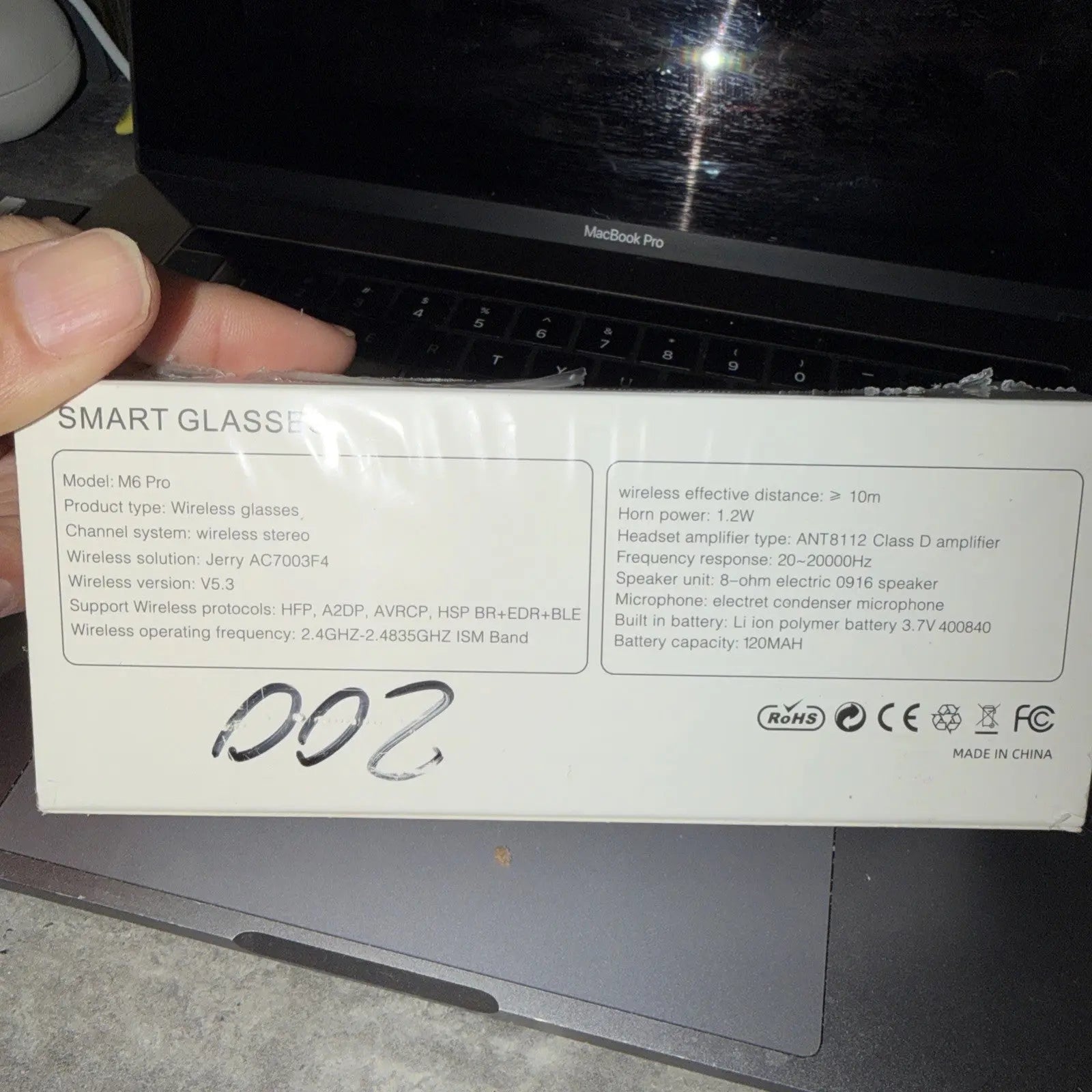smart glasses wireless bluetooth M6 Pro