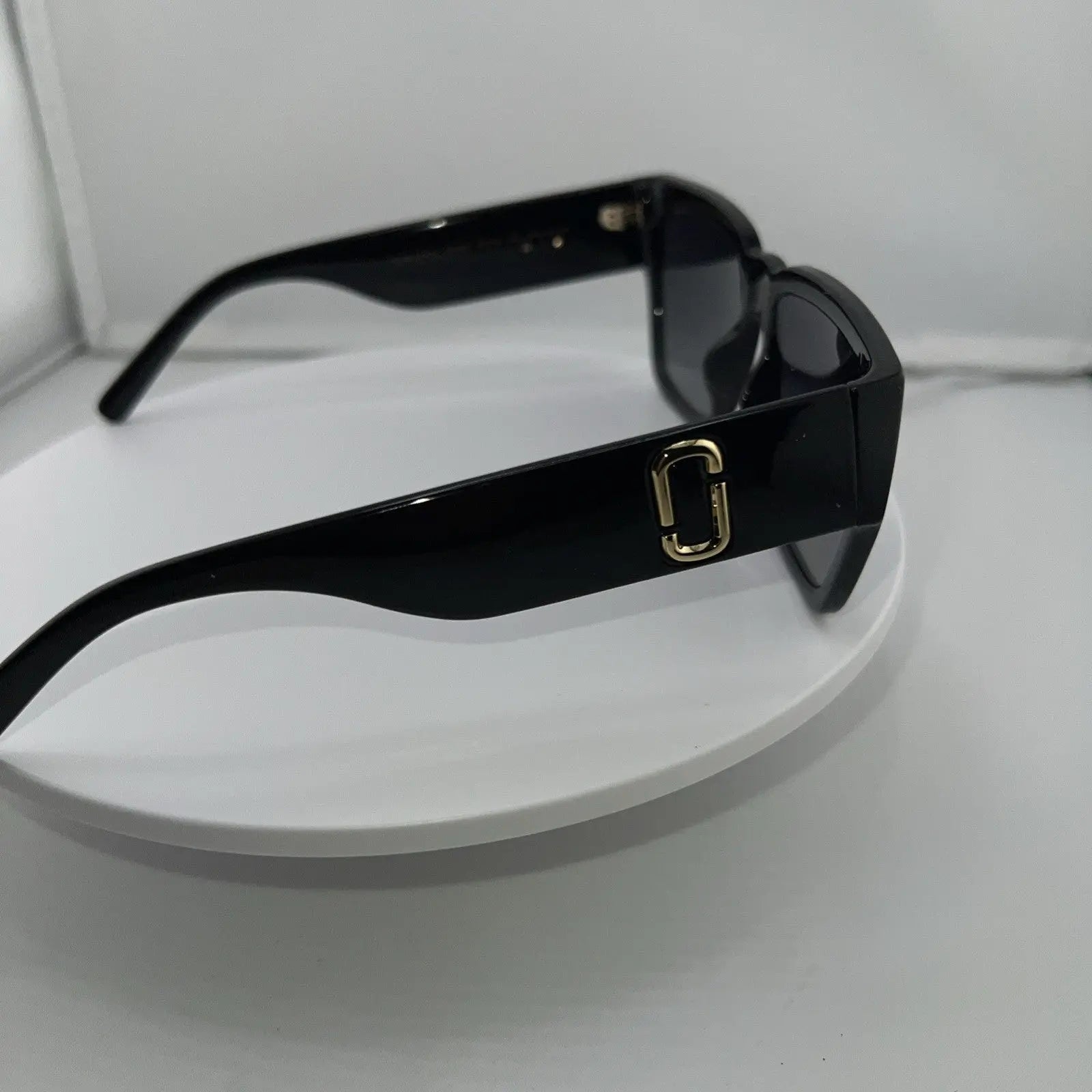 Marc Jacobs Square Logo Polarized Sunglasses Marc 646/S 08AWJ Black 57mm