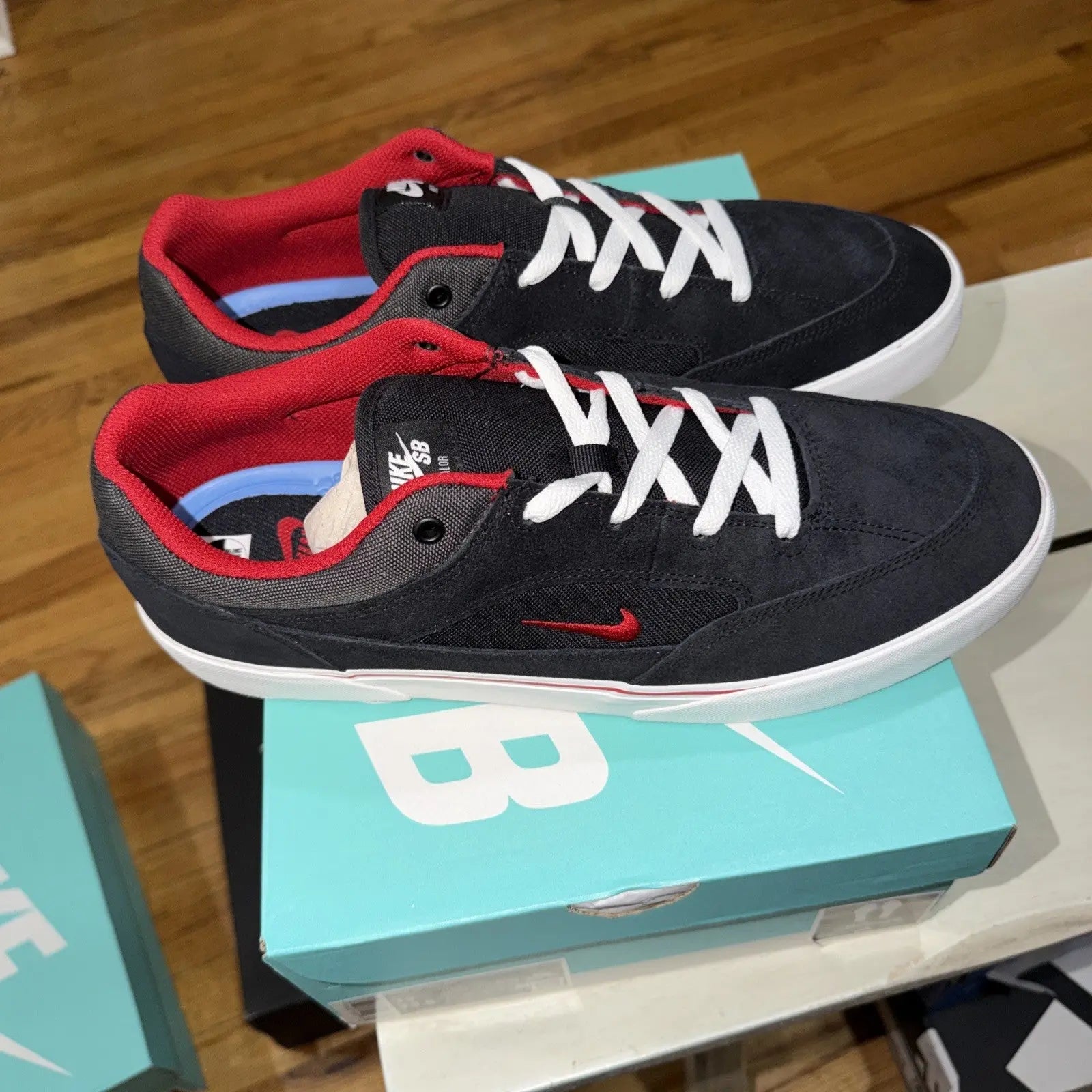 Size 12 - Nike Malor SB Black Gym Red