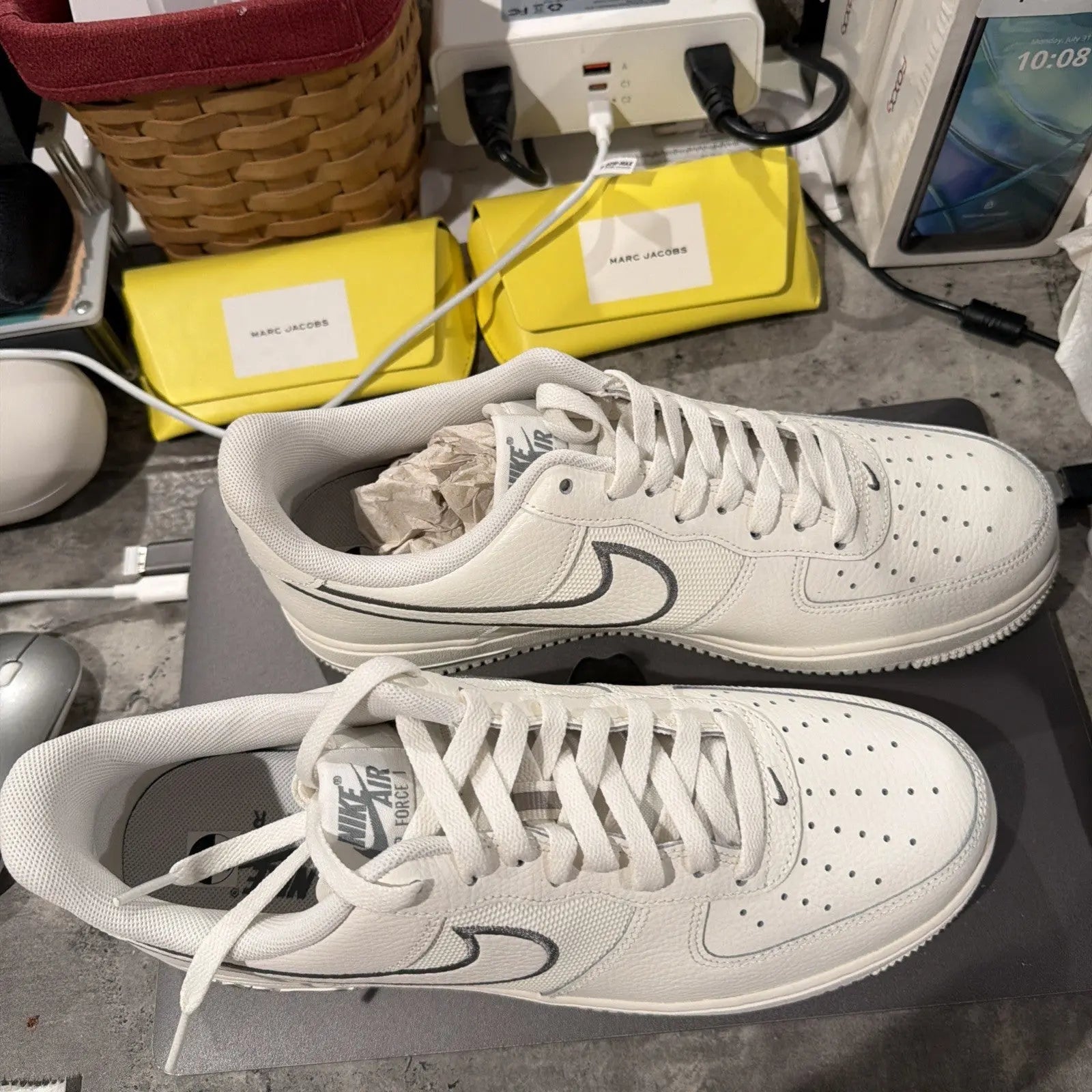 Nike Air Force 1 Low Sail Cool Grey Size 10 Men