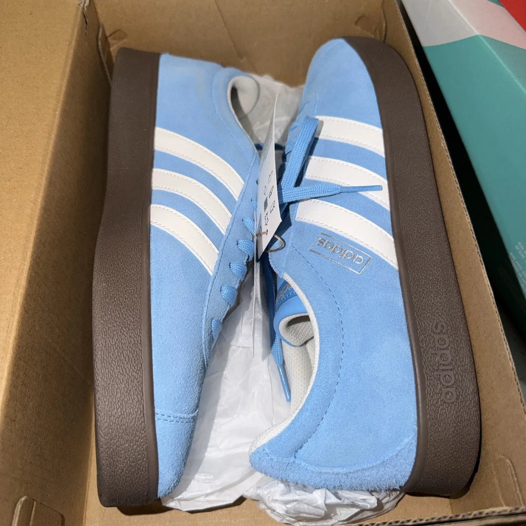 Size 9.5 - Adidas VL Court 2.0 Semi Blue Burst