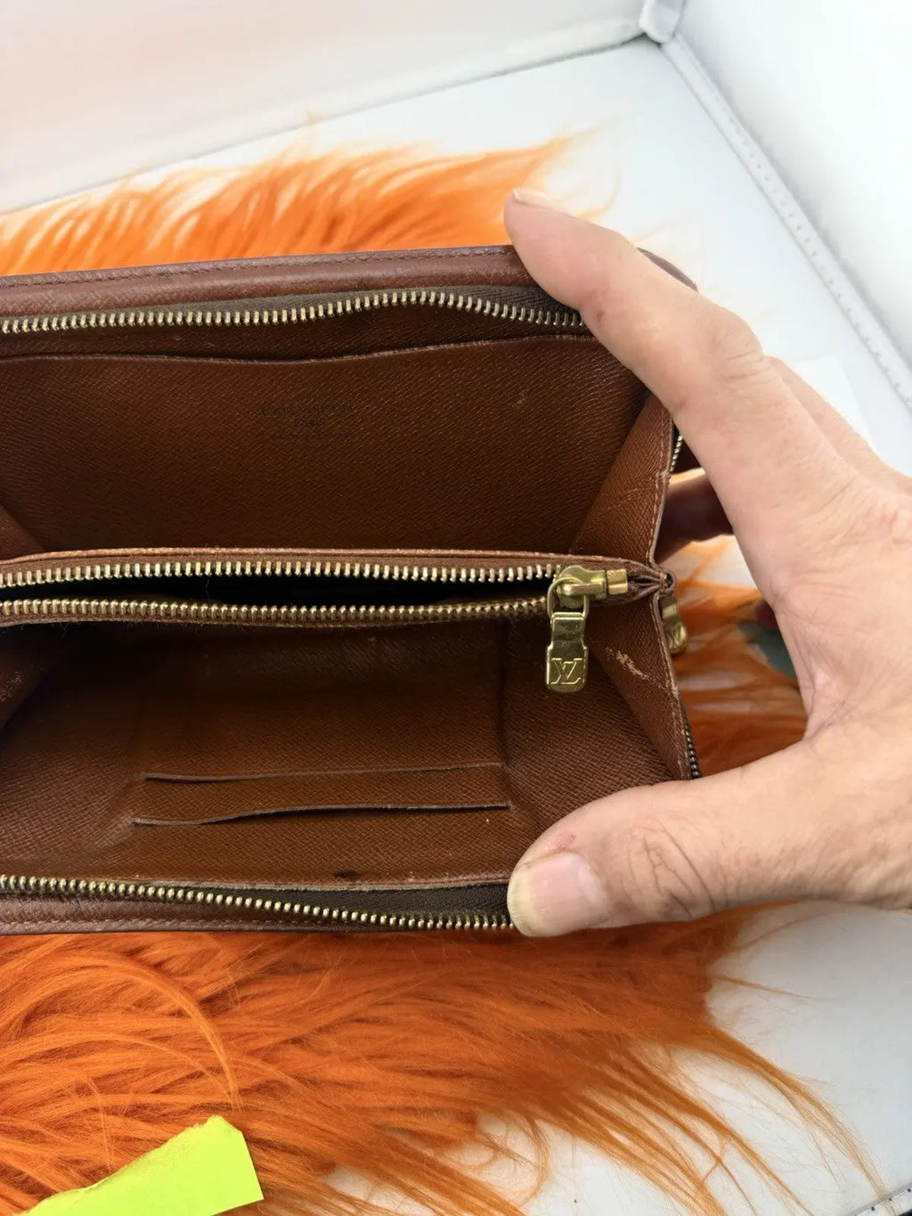 Louis Vuitton Monogram Zippy Wallet Brown