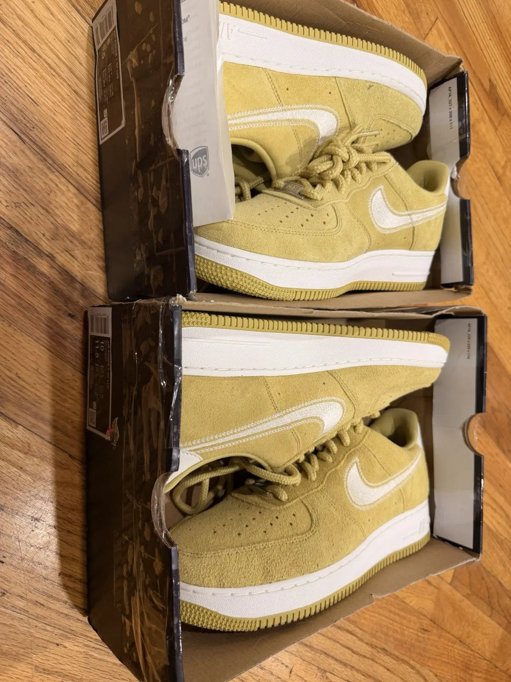Nike Men's Size 10 Air Force 1 '07 LV8 (HJ4465 700) Sneaker Trainer Brown